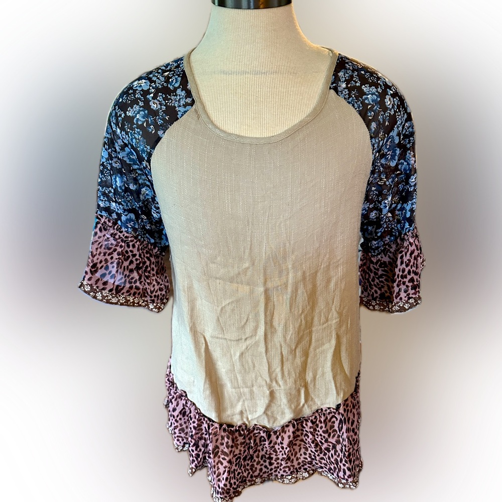 Umber Women’s Linen Tunic Sz Large